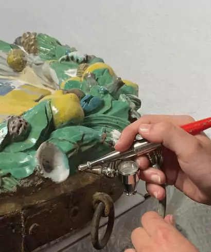 technique restauration objet art paris